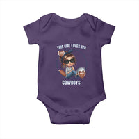 This Girl Loves Her Cowboys Baby Onesie Game Day Gift For Fans - Wonder Print Shop