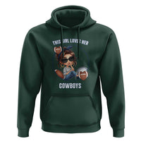 This Girl Loves Her Cowboys Hoodie Game Day Gift For Fans - Wonder Print Shop