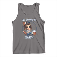 This Girl Loves Her Cowboys Tank Top Game Day Gift For Fans - Wonder Print Shop