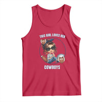 This Girl Loves Her Cowboys Tank Top Game Day Gift For Fans - Wonder Print Shop
