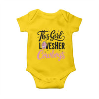 Funny Football Fan Gift Baby Onesie This Girl Loves Her Cowboys - Wonder Print Shop