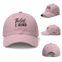 Funny DF Fan Gift Baseball Cap This Girl Loves Her Cowboy