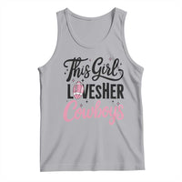 Funny Football Fan Gift Tank Top This Girl Loves Her Cowboys - Wonder Print Shop