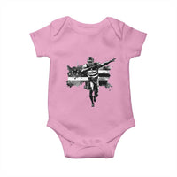 Patriotic Football Dab Baby Onesie American Flag Sports Fan Gift - Wonder Print Shop