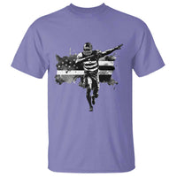 Patriotic Football Dab T Shirt American Flag Sports Fan Gift - Wonder Print Shop