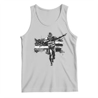 Patriotic Football Dab Tank Top American Flag Sports Fan Gift - Wonder Print Shop