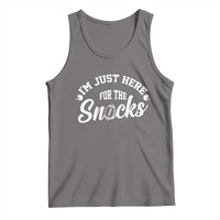 Funny Football Lover Tank Top Im Just Here For The Snacks - Wonder Print Shop