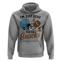 Im Just Here For The Snacks Hoodie Bow Football Lover - Wonder Print Shop