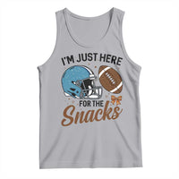 Im Just Here For The Snacks Tank Top Bow Football Lover - Wonder Print Shop