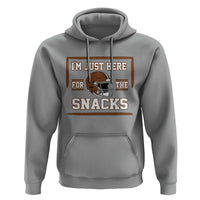 Im Just Here For The Snacks Hoodie Football Fan Gift - Wonder Print Shop