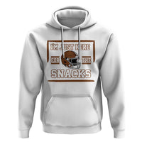 Im Just Here For The Snacks Hoodie Football Fan Gift - Wonder Print Shop