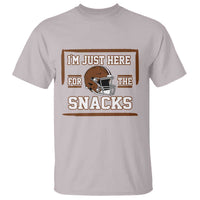 Im Just Here For The Snacks T Shirt Football Fan Gift - Wonder Print Shop