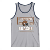 Im Just Here For The Snacks Tank Top Football Fan Gift - Wonder Print Shop