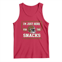 Im Just Here For The Snacks Tank Top Football Fan Gift - Wonder Print Shop