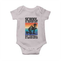 Student Football Fan Baby Onesie Funny Importanter Quote Gift - Wonder Print Shop