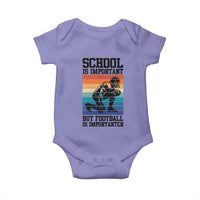 Student Football Fan Baby Onesie Funny Importanter Quote Gift - Wonder Print Shop