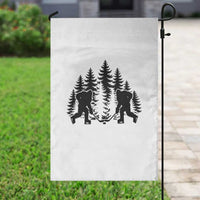 Funny Bigfoot Playing Ice Hockey Garden Flag Cryptid Lover Gift - Wonder Print Shop