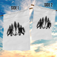 Funny Bigfoot Playing Ice Hockey Garden Flag Cryptid Lover Gift - Wonder Print Shop
