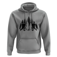 Funny Bigfoot Playing Ice Hockey Hoodie Cryptid Lover Gift - Wonder Print Shop