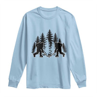 Funny Bigfoot Playing Ice Hockey Long Sleeve Shirt Cryptid Lover Gift - Wonder Print Shop