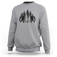 Funny Bigfoot Playing Ice Hockey Sweatshirt Cryptid Lover Gift - Wonder Print Shop