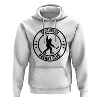Legendary Sasquatch Hockey Club Hoodie Funny Ice Hockey Gift - Wonder Print Shop