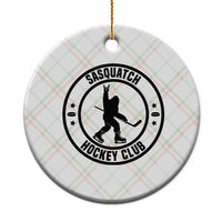 Legendary Sasquatch Hockey Club Ceramic Ornament Funny Ice Hockey Gift - Wonder Print Shop