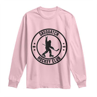Legendary Sasquatch Hockey Club Long Sleeve Shirt Funny Ice Hockey Gift - Wonder Print Shop