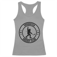 Legendary Sasquatch Hockey Club Racerback Tank Top Funny Ice Hockey Gift - Wonder Print Shop