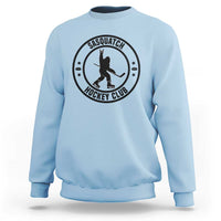 Legendary Sasquatch Hockey Club Sweatshirt Funny Ice Hockey Gift - Wonder Print Shop