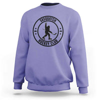 Legendary Sasquatch Hockey Club Sweatshirt Funny Ice Hockey Gift - Wonder Print Shop