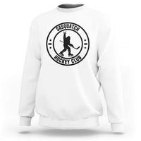 Legendary Sasquatch Hockey Club Sweatshirt Funny Ice Hockey Gift - Wonder Print Shop