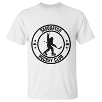 Legendary Sasquatch Hockey Club T Shirt Funny Ice Hockey Gift - Wonder Print Shop