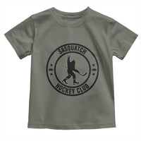 Legendary Sasquatch Hockey Club Toddler T Shirt Funny Ice Hockey Gift - Wonder Print Shop