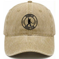 Legendary Sasquatch Hockey Club Washed Cotton Baseball Cap Funny Ice Hockey Gift