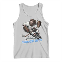 Sasquatch On Ice Tank Top Funny Bigfoot Hockey Player Gift - Wonder Print Shop