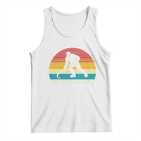 Bigfoot Hockey Legend Tank Top Retro Sasquatch Cryptid Player Gift - Wonder Print Shop
