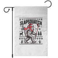 Slapsquatch Hockey Player Garden Flag Funny Bigfoot Ugly Christmas Gift - Wonder Print Shop
