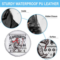 Slapsquatch Hockey Player Spare Tire Cover Funny Bigfoot Ugly Christmas Gift - Wonder Print Shop