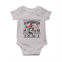 Slapsquatch Hockey Player Baby Onesie Funny Bigfoot Ugly Christmas Gift - Wonder Print Shop