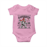 Slapsquatch Hockey Player Baby Onesie Funny Bigfoot Ugly Christmas Gift - Wonder Print Shop