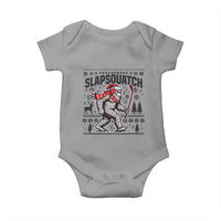 Slapsquatch Hockey Player Baby Onesie Funny Bigfoot Ugly Christmas Gift - Wonder Print Shop