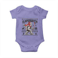 Slapsquatch Hockey Player Baby Onesie Funny Bigfoot Ugly Christmas Gift - Wonder Print Shop