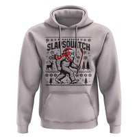 Slapsquatch Hockey Player Hoodie Funny Bigfoot Ugly Christmas Gift - Wonder Print Shop