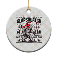 Slapsquatch Hockey Player Ceramic Ornament Funny Bigfoot Ugly Christmas Gift - Wonder Print Shop