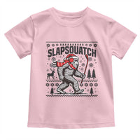 Slapsquatch Hockey Player Toddler T Shirt Funny Bigfoot Ugly Christmas Gift - Wonder Print Shop