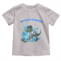 Hockeysaurus Toddler T Shirt Funny Dinosaur Playing Ice Hockey Gift - Wonder Print Shop