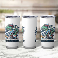 Funny Dinosaur Playing Ice Hockey Tumbler Cup Hockeysaurus Gift For Kids - Wonder Print Shop