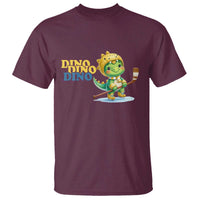 Funny Dinosaur Playing Ice Hockey T Shirt Gift For Dino Lovers - Wonder Print Shop