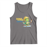 Funny Dinosaur Playing Ice Hockey Tank Top Gift For Dino Lovers - Wonder Print Shop